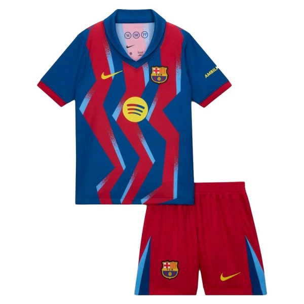 Billiga Fotbollströjor FC Barcelona Fjärdetröja 2025–26 Barn Set
