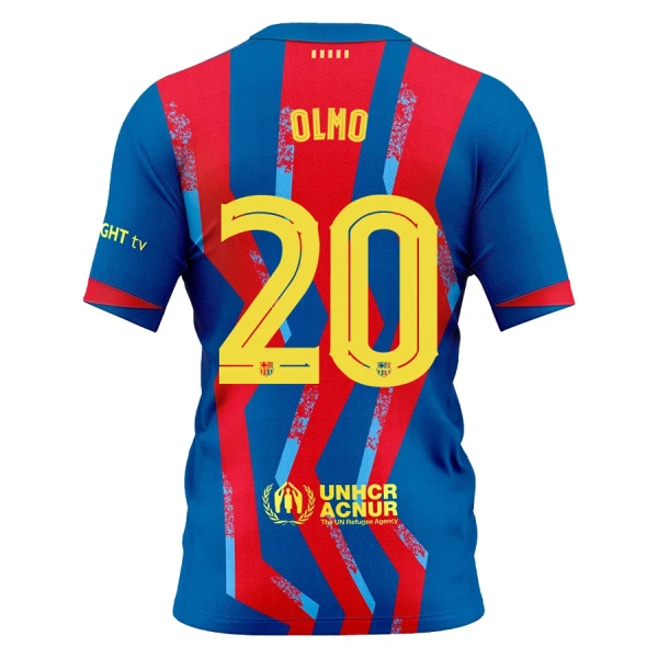 Billiga Fotbollströjor FC Barcelona Fjärdetröja 2025–26 Dani Olmo #20 Herr Kortärmad
