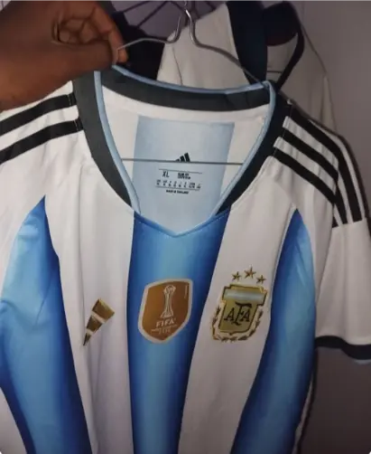 Billiga Fotbollstrojor Herr Argentina 2026 VM Hemmastall.webp