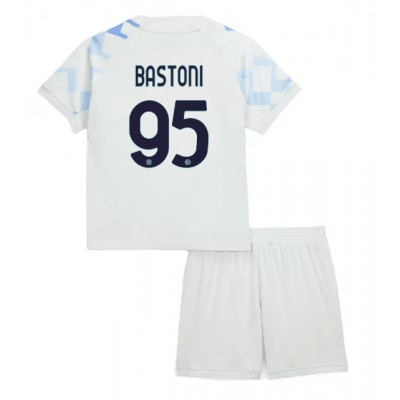 Inter Milan Bortatröja 2025/26 Fotbollsset Barn Alessandro Bastoni 95