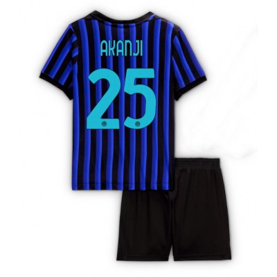 Inter Milan Hemmatröja 2025/26 Fotbollsset Barn Manuel Akanji 25