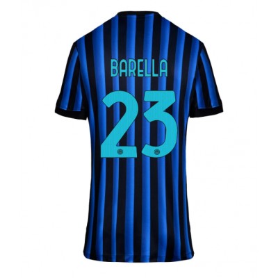 Inter Milan Hemmatröja 2025/26 Dam Nicolò Barella #23 Kortärmad Fotbollströja