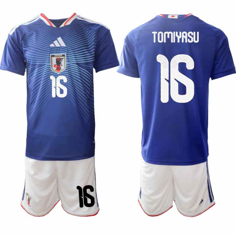 Billiga Fotbollströjor Herr Japan VM 2026 Hemmaställ Takehiro Tomiyasu 16