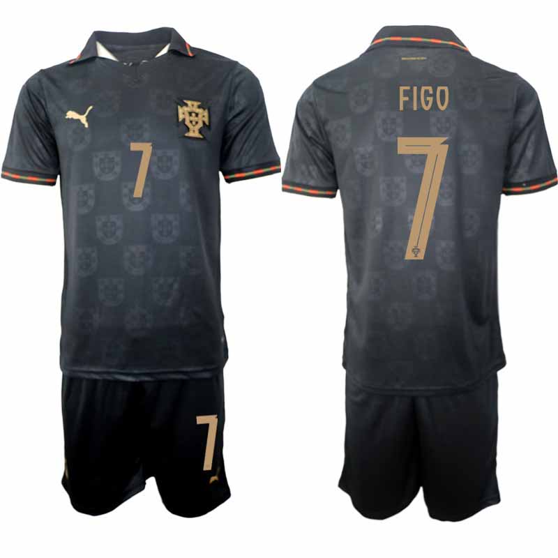 Billiga Fotbollströjor Portugal 2025-2026 Luís Figo #7 Eusebio Special Edition Herr