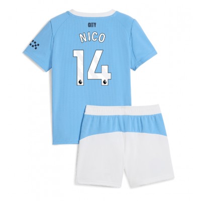 Fotbollströjor Barn Billiga Manchester City Hemma 2025/26 Nico González 14
