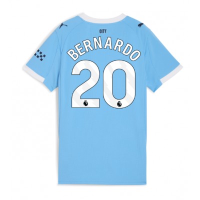 Dam Fotbollskläder Manchester City Hemmatröja 2025/26 Bernardo Silva 20