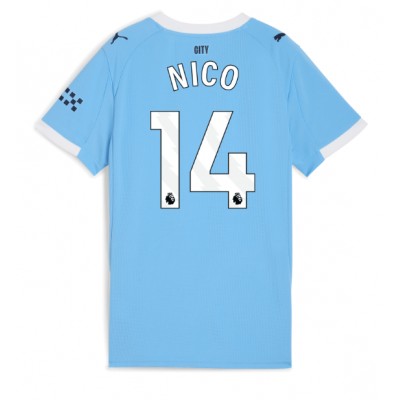 Fotbollströjor Billigt Manchester City Hemmatröja 2025/26 Dam Nico González 14