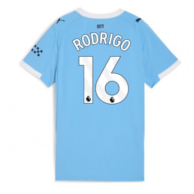 Billiga Fotbollströjor Dam Manchester City Hemmatröja 2025/26 Rodrigo 16