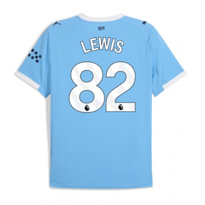 Billiga Fotbollströjor Herr Manchester City Hemmatröja 2025/26 Rico Lewis 82