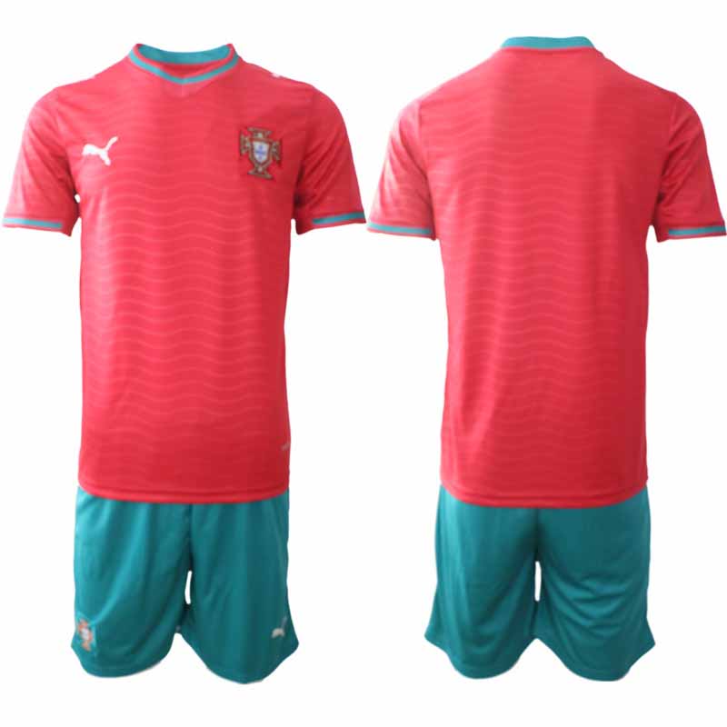 Portugal Fotbollströjor VM 2026 Hemmaställ Herr Kortärmad Shorts