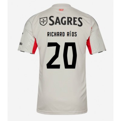 Billiga Fotbollströja Herr SL Benfica Bortatröja 2025/26 Richard Ríos 20