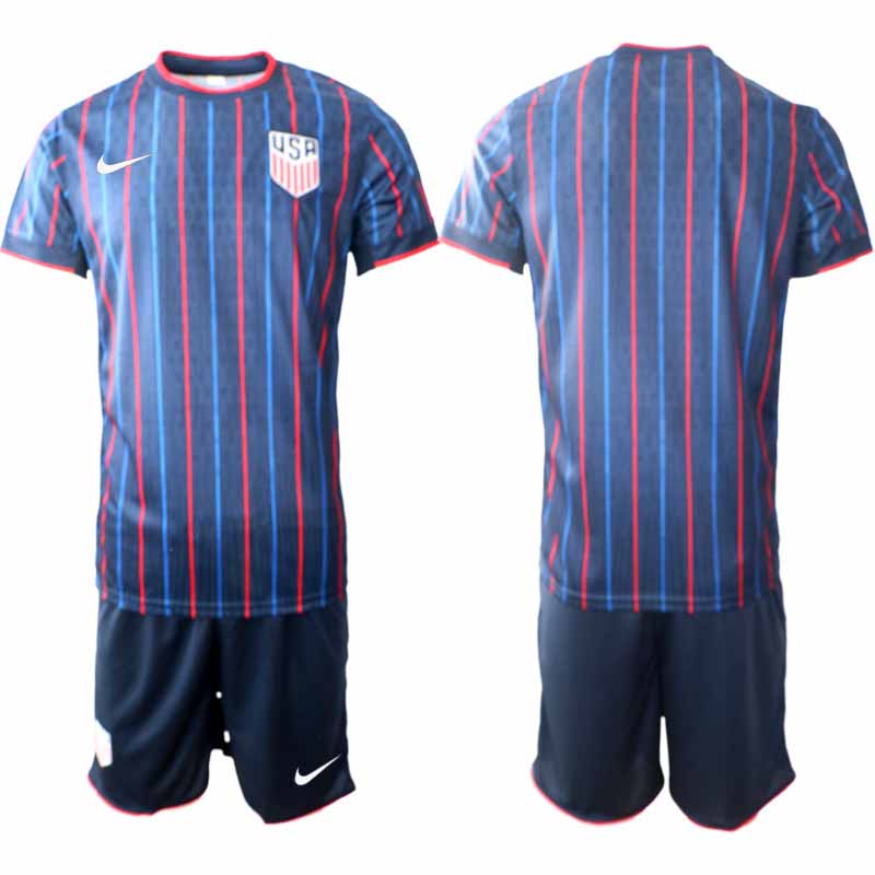 Fotbollströjor USA VM 2026 Bortaställ Herr Kortärmad + Shorts
