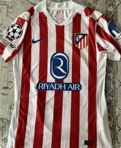 Fotbollstrojor Billigt Atletico Madrid Hemmatroja 2026 Herr Kortarmad.webp