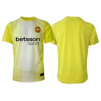 Billiga Fotbollströjor Inter Milan 2025-26 Målvaktströja Borta Gul Kortärmad