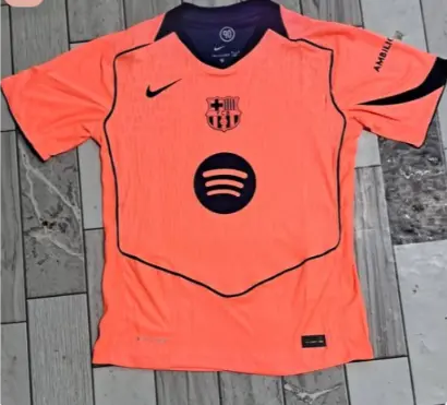 Kopa FC Barcelona Dam Tredjetroja 2026 Kortarmad med eget tryck.webp