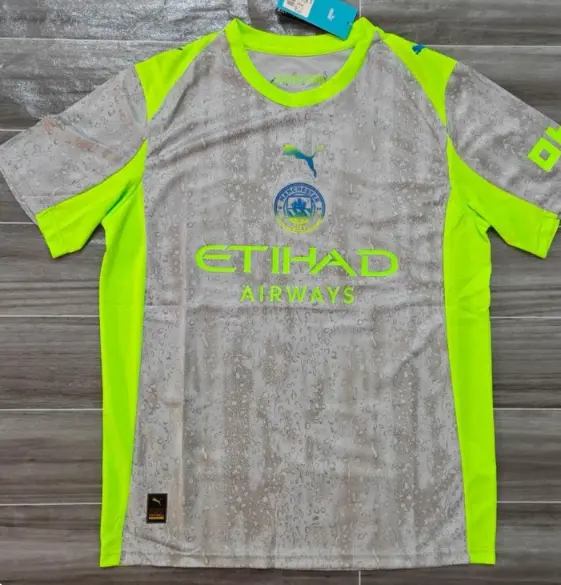 Matchtrojor Fotboll Manchester City Tredjetroja 2025-26 Erling Haaland 9.webp