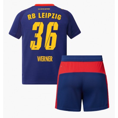 RB Leipzig tröja 2025/26 Borta Timo Werner #36 Barn Fotbollströja Kit