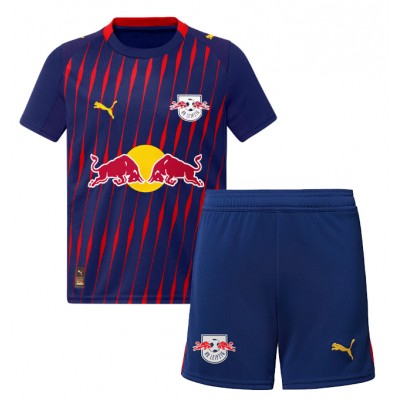 Fotbollströjor RB Leipzig 2025/26 Bortatröja Barn Set Yan Diomande 49