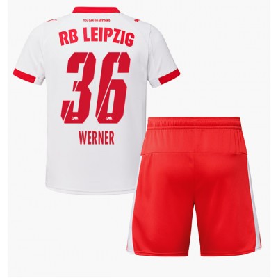 RB Leipzig 2025/26 Barn Set Timo Werner #36 Hemmatröja med Shorts