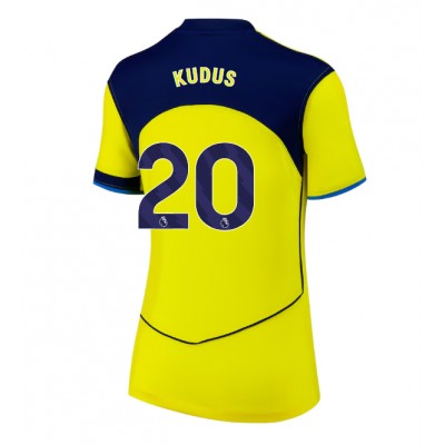 Tottenham Hotspur Tredjetröja 2025/26 Dam Mohammed Kudus #20 Kortärmad