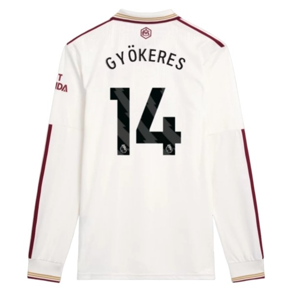 Arsenal Fotbollströja 2025/26 Tredjetröja Gyökeres #14