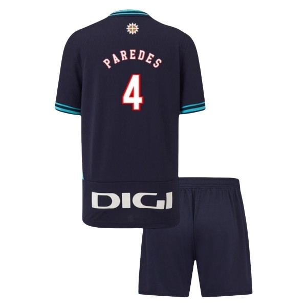 Athletic Bilbao Bortatröja 2025/26 Barn Aitor Paredes #4 Set