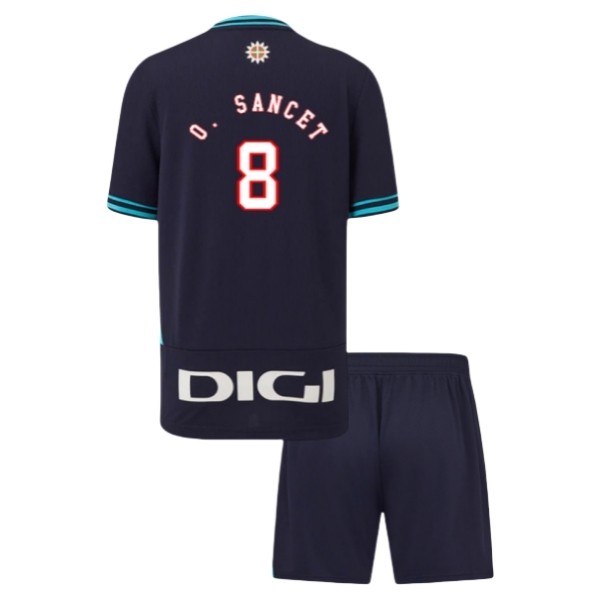 Athletic Bilbao Bortatröja 2025/26 Barn Sancet #8 Set