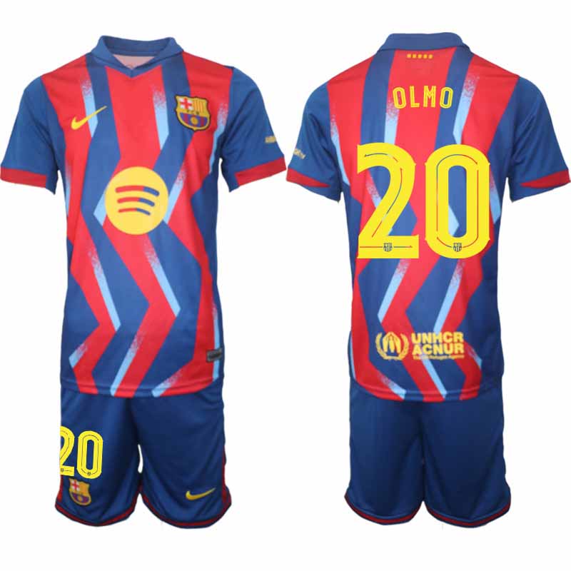 FC Barcelona 2025/26 Dani Olmo #20 Fjärdetröja Herr Kortärmad shorts