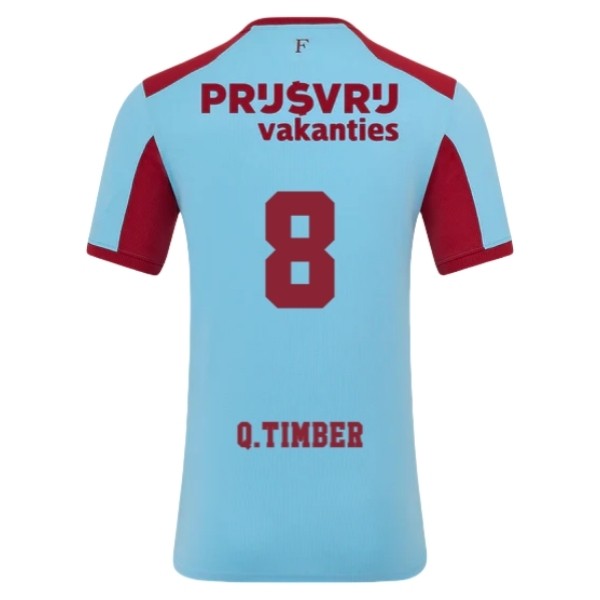 Feyenoord Matchtröjor 2025/26 Quinten Timber #8 tredje