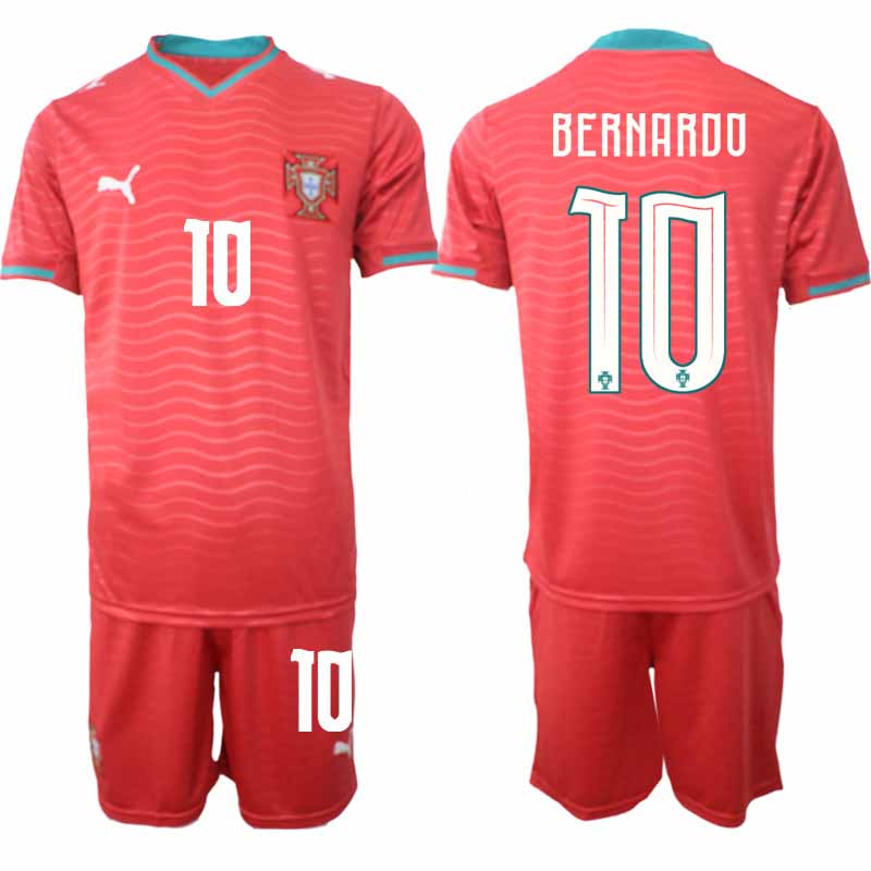 Portugal Hemmatröja VM 2026 Bernardo Silva #10 Herr Kortärmad shorts