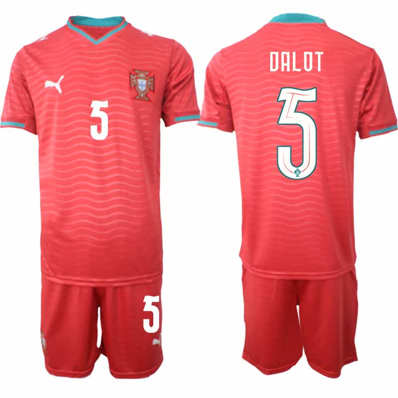 Herr Fotbollsställ Portugal Hemmaställ VM 2026 Diogo Dalot 5