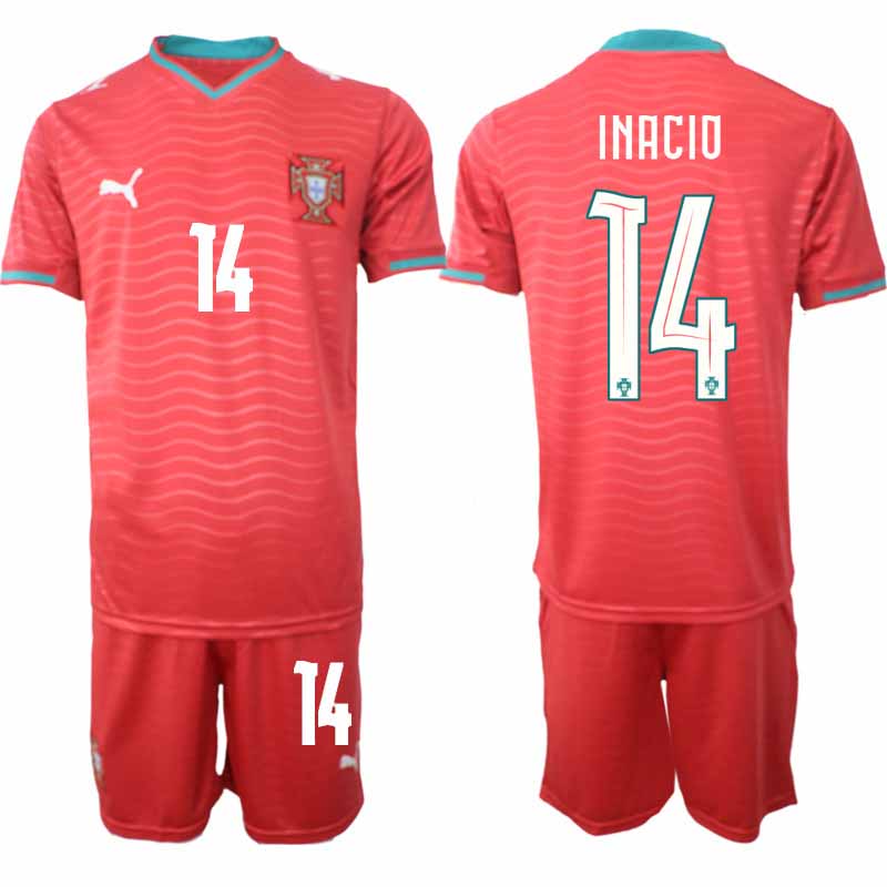 Herr Fotbollströja Kit Portugal Hemmaställ VM 2026 Gonçalo Inácio 1