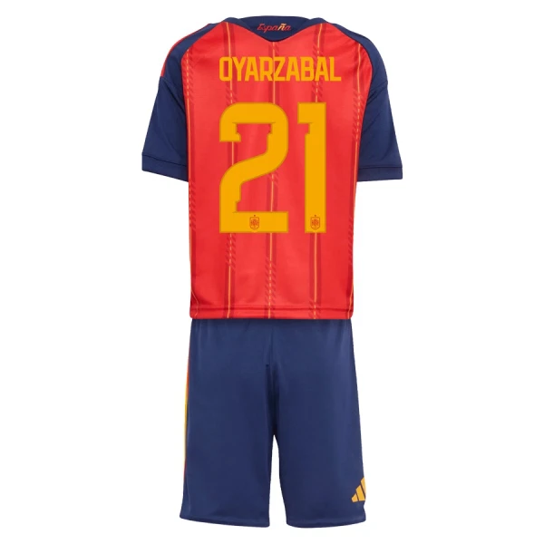 Spanien VM 2026 Hemmaställ Barn – Mikel Oyarzabal #21