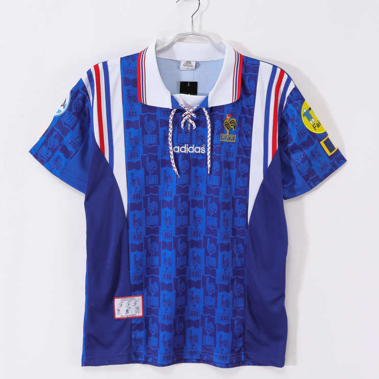 Frankrike 1996 Retro Hemmatröja – Klassisk Matchtröja