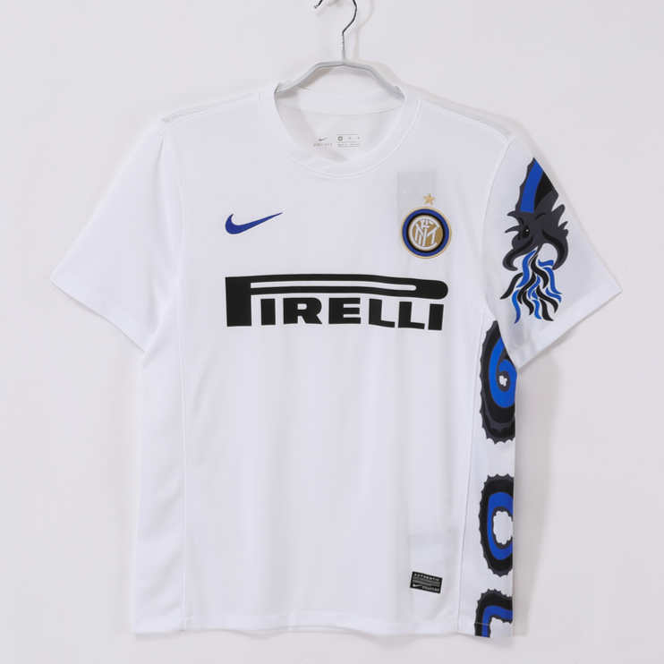 Inter Milan 2010/11 Retro Bortatröja – Klassisk Vit Matchtröja