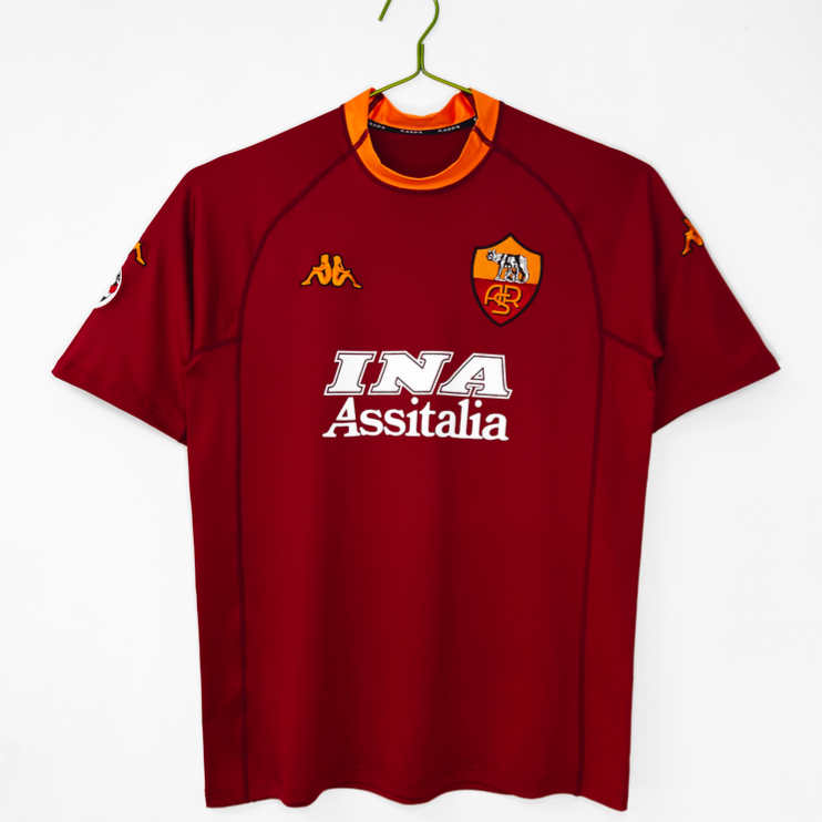 AS Roma 2001/02 Retro Hemmatröja – Klassisk matchtröja