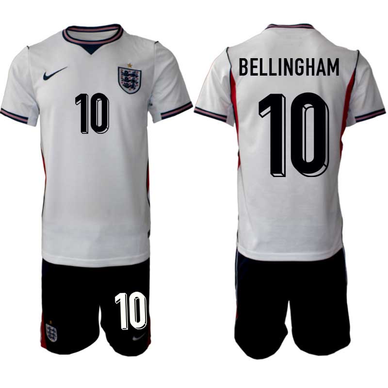 Billiga Fotbollströjor England VM 2026 Hemma Jude Bellingham #10 Herr