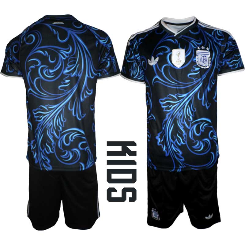 Argentina Bortatröja VM 2026 Barn – Fotbollsset Tröja & Shorts