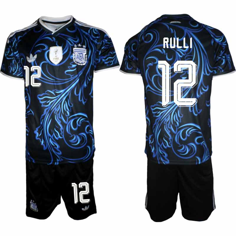 Argentina VM 2026 Borta Herr – Gerónimo Rulli #12 matchtröja och Shorts Set
