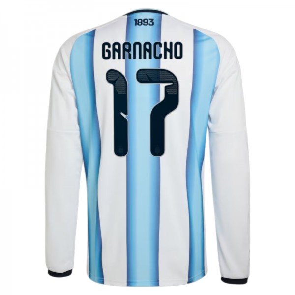 Argentina VM 2026 Hemmatröja Herr – Alejandro Garnacho #17 Långärmad Matchtröja