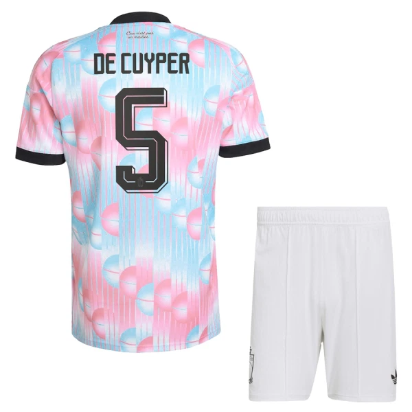 Belgien Borta VM 2026 Barn – Maxim De Cuyper #5 Matchtröja