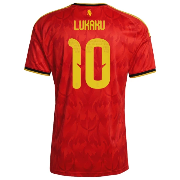 Belgien Hemma VM 2026 Herr – Romelu Lukaku #10 Matchtröja