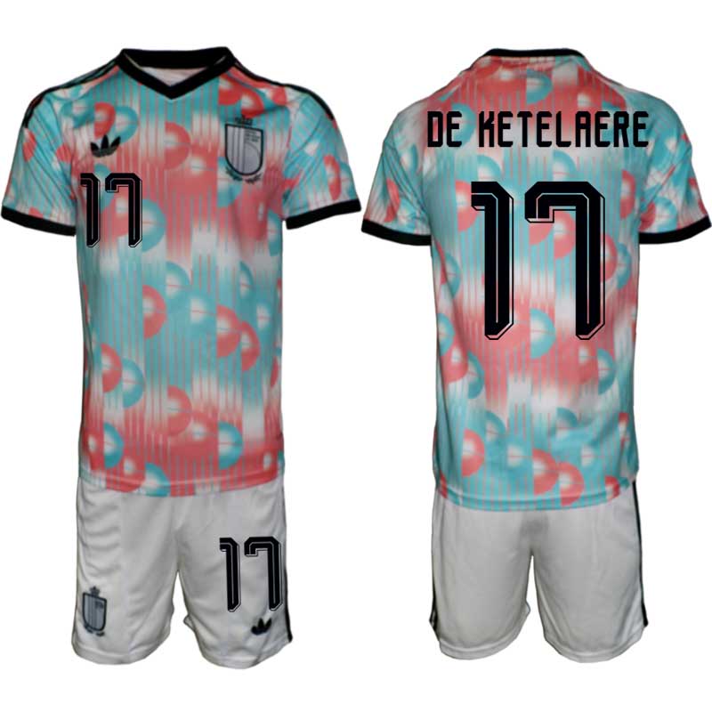 Belgien VM 2026 Borta Herr – Charles De Ketelaere #17 matchtröja och Shorts Set
