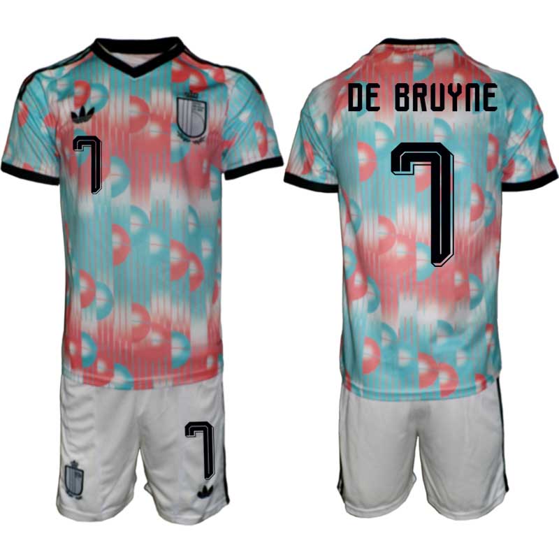 Belgien VM 2026 Borta Herr – Kevin De Bruyne #7 matchtröja och Shorts Set