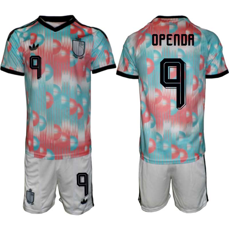 Belgien VM 2026 Borta Herr – Loïs Openda #9 matchtröja och Shorts Set