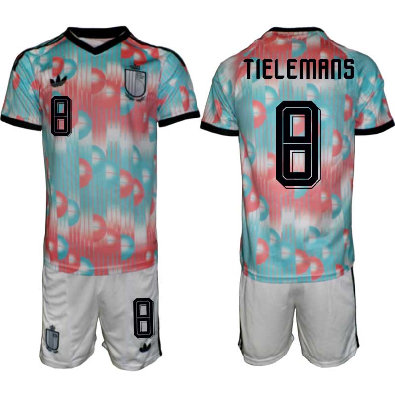 Belgien VM 2026 Borta Herr – Youri Tielemans #8 matchtröja och Shorts Set