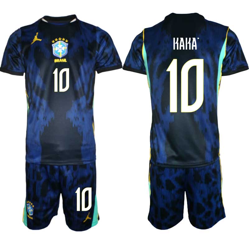 Brasilien Bortatröja VM 2026 Herr – Kaká #10 Fotbollsset Tröja & Shorts