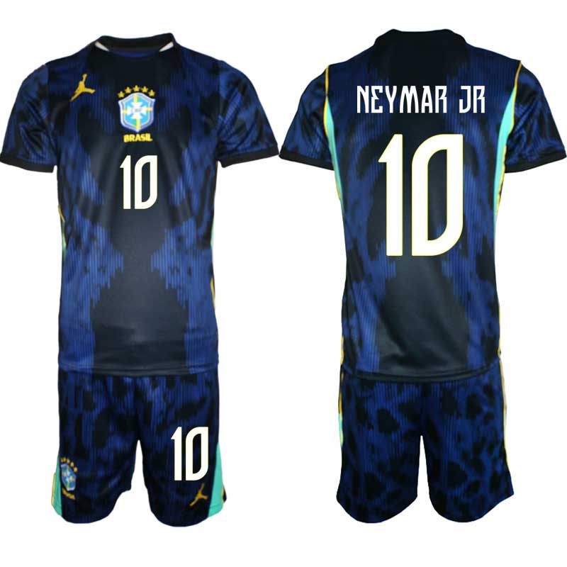 Brasilien Bortatröja VM 2026 Herr – Neymar #10 Fotbollsset Tröja & Shorts