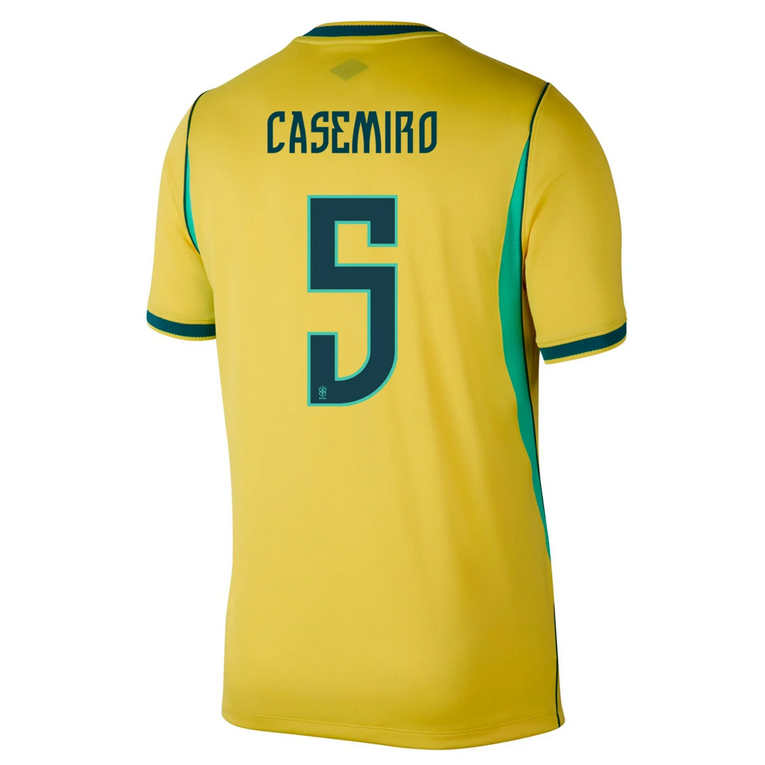 Brasilien Hemma VM 2026 Herr – Casemiro #5 matchtröja