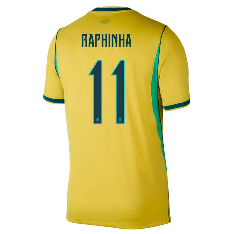 Brasilien Hemma VM 2026 Herr – Raphinha #11 matchtröja